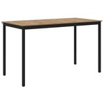 vidaXL Table de salle à manger / Table de repas Bois d'ingénierie