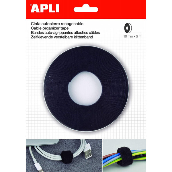 Bande Auto-Agrippante Attache Cable 10mm x 5m