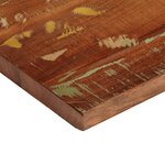 vidaXL Dessus de table 140x40x2 5cm rectangulaire bois massif récupéré