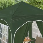 vidaXL Tente de fête pop-up 192 x 192 x 245 cm Vert