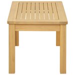 vidaXL Table basse Acacia clair 70 x 40 x 36 cm Bois d'Acacia Massif