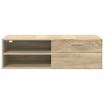 vidaXL Cabinet en Bois avec tiroir Chêne Sonoma 100 5 x 39 x 30 cm