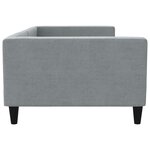 vidaXL Lit de repos gris clair 100x200 cm tissu