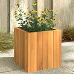 vidaXL Jardinière 25x25x25 cm bois massif d'acacia