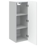 vidaXL Armoire Murale Blanc 33 x 34 5 x 94 cm Bois d'ingénierie