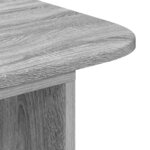 vidaXL Table console Gris Sonoma 93 x 40 x 75 cm Bois d'ingénierie
