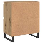 vidaXL Buffet 2 Pièces Chêne artisanal 60 x 35 x 70 cm