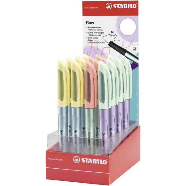 Stylo plume Flow COSMETIC  présentoir de 16 STABILO