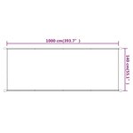 vidaXL Auvent vertical Bleu 140x1000 cm Tissu oxford