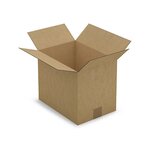 Caisse simple cannelure brune 31x22x25 (lot de 25)