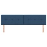 vidaXL Tête de lit tuftée bleue 90 cm en tissu