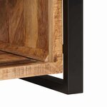vidaXL Banc de Rangement avec tiroir Marron Bois de manguier massif