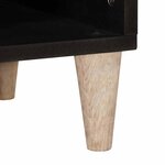 vidaXL Meuble TV Blanc 105 x 33 x 46 cm bois de manguier massif