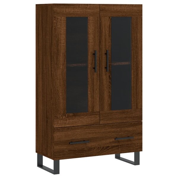 vidaXL Buffet haut chêne marron 69 5x31x115 cm bois d'ingénierie