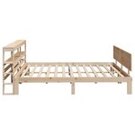 vidaXL Cadre de lit avec tête de lit sans matelas 200x200 cm