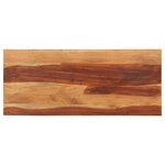 vidaXL Dessus de table 140x60x(2 5-2 7) cm Bois massif d'acacia