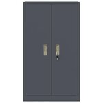 vidaXL Armoire de rangement Anthracite 60 x 40 x 105 cm Acier