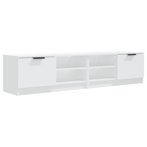 vidaXL Meubles TV 2 Pièces Blanc 80x35x36 5 cm Bois d'ingénierie
