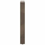 vidaXL Pieds de table à manger en acier naturel 2 pièces 50 x (72-73) cm Acier