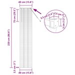 vidaXL Store de Fenêtre avec des rideaux Noir Aluminium