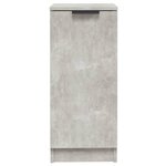 vidaXL Buffets 2 Pièces Gris béton 30x30x70 cm Bois d'ingénierie