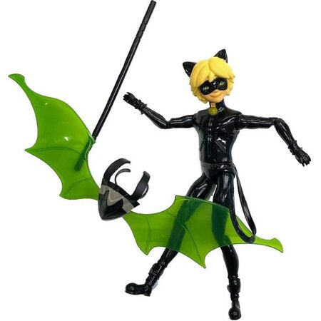 BANDAI Miraculous Ladybug Mini poup e 12 cm Chat Noir et son
