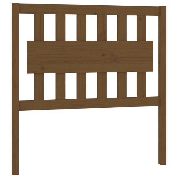 vidaXL Tête de lit Marron miel 95 5x4x100 cm Bois massif de pin