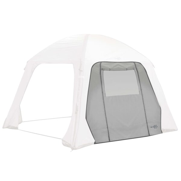 Bo-Camp Paroi latérale avec porte et fenêtre de tente Air Gazebo Gris
