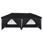 vidaXL Tente de fête pop-up 575 x 288 x 245 cm Anthracite