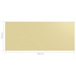 vidaXL Tapis de tente 250x600 cm Beige