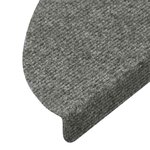 vidaXL Tapis d'escalier auto-adhésifs 20 Pièces gris 56x17x3 cm