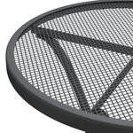 vidaXL Ensemble à manger de jardin 5 Pièces Maille Métal Anthracite