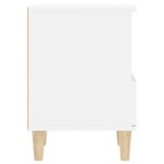vidaXL Tables de chevet 2 Pièces Blanc 40x35x50 cm