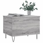 vidaXL Table basse Sonoma gris 60x44 5x45 cm Bois d'ingénierie