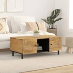 vidaXL Table basse 100x54x40 cm bois de manguier massif