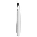 vidaXL Tête de lit suspendue Blanc Tissu