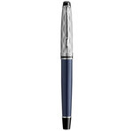 Waterman expert l'essence du bleu stylo roller  bleu  recharge noire pointe fine  coffret cadeau