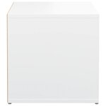 VidaXL Tiroir boîte Blanc 40 5x40x40 cm Bois d'ingénierie