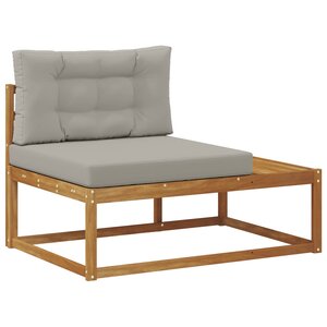 vidaXL Canapé d'extérieur extrémité Naturel 115 x 83 x 73 cm