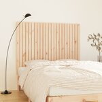 vidaXL Tête de lit murale 146 5x3x110 cm Bois massif de pin