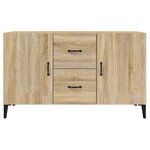 vidaXL Buffet chêne sonoma 100x36x60 cm bois d'ingénierie