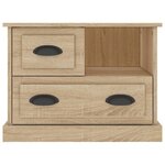 vidaXL Table de chevet chêne sonoma 60x39x45 cm