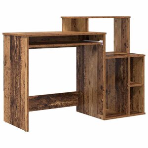 vidaXL Bureau Bois Ancien 120 5 x 44 x 88 5 cm Bois d'ingénierie
