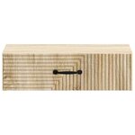 vidaXL Table d'appoint murale 59 x 34 5 x 17 cm Bois d'ingénierie
