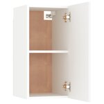 vidaXL Meubles TV 2 Pièces Blanc 30 5x30x60 cm Bois d’ingénierie