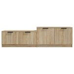 vidaXL Meuble TV Chêne sonoma 158 5x36x45 cm Bois d'ingénierie