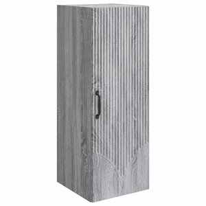 vidaXL Armoire Murale 33 x 34 5 x 90 cm Bois d'ingénierie Sonoma gris
