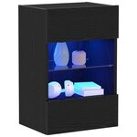 vidaXL Ensemble meuble TV Noir 40 x 30 x 60 5 cm Bois d'ingénierie