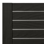 vidaXL Chaise longue noir 155x58x83 cm polypropylène