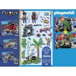 Playmobil 70414 - les pirates - repaire du trésor des pirates